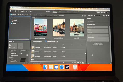 Adobe Bridge felület