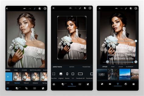 Photoshop Express felület