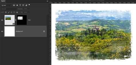 Photoshop rétegmaszk használata ecsettel