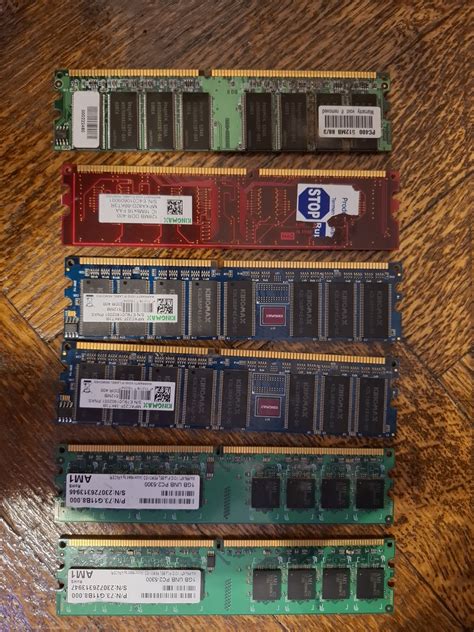 számítógép RAM modulok