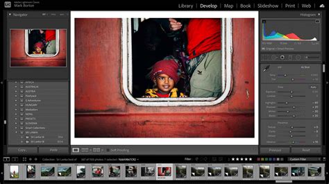 Lightroom Presets Interface