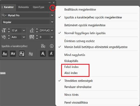 Adobe InDesign táblázat cellák formázása