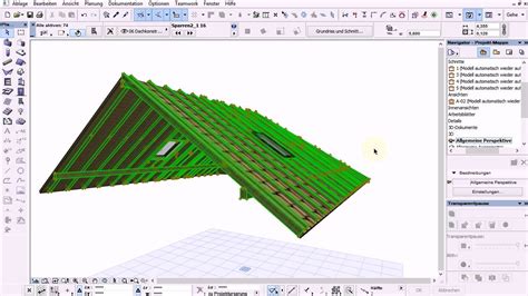 ARCHICAD RoofMaker felület