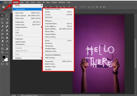 photoshop ecset beállítások panel