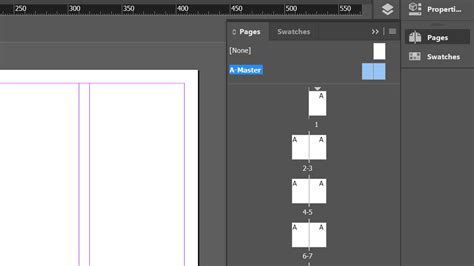 Adobe InDesign Master Pages és Spread