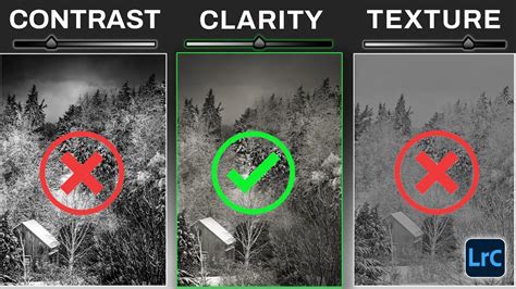 Lightroom Clarity csúszka