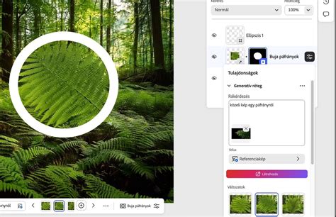 Példa a tűzszöveg létrehozásának folyamatára Photoshopban