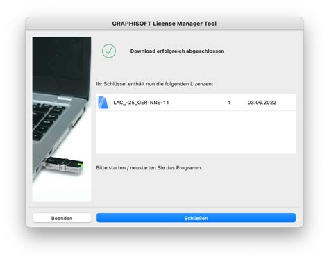 Archicad License Manager Tool felület