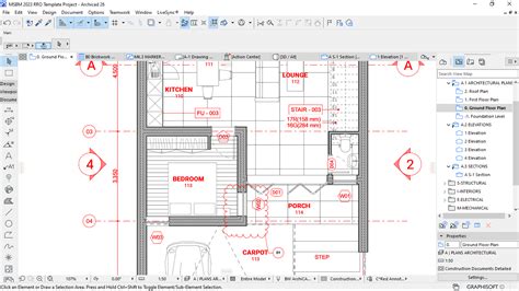 ARCHICAD Rajzlépték beállítás