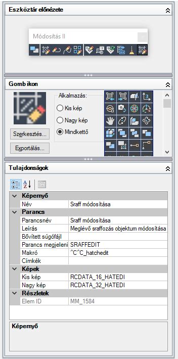 InDesign felhasználói felület testreszabása