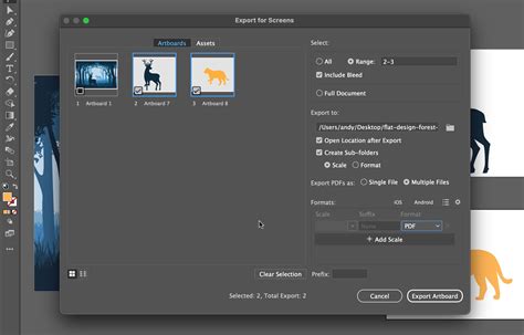 Adobe Illustrator Save for Web beállítások