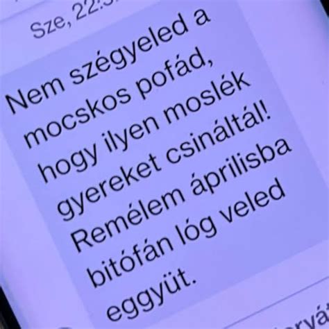 fenyegető üzenet