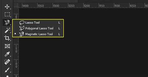 Photoshop Lasso Tool