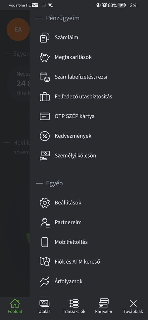 Androidos Photoshop alkalmazás felülete