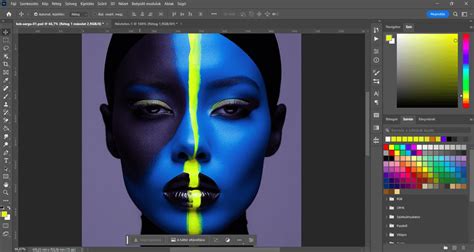 Példa egy vegyes (vektoros és bittérképes) grafikára, amely Illustrator és Photoshop fájlok kombinálásával készült