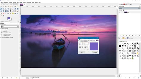 Háttérszín kitöltése a GIMP-ben