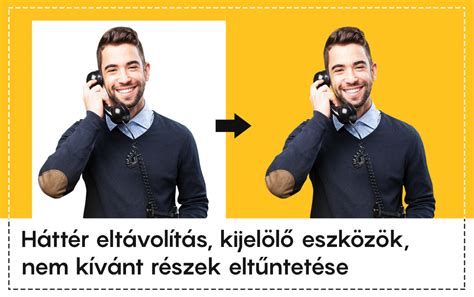 Photoshop háttér eltávolítása gyors kiválasztási eszközzel