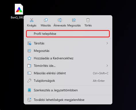Színprofilok telepítése Windows és Mac rendszereken