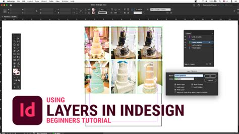 Adobe InDesign Layers panel