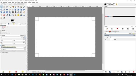 GIMP téglalap kijelölő eszköz