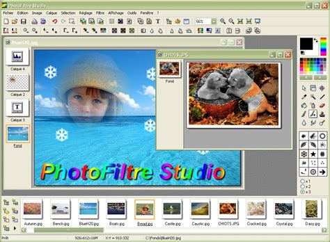 PhotoFiltre Studio rétegkezelés
