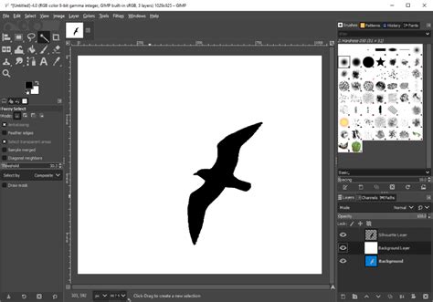 GIMP felület és néhány funkció