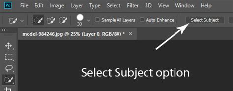 Photoshop Select Subject és Select and Mask