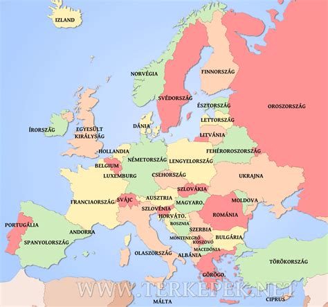 Európa térképe a sávos szitakötő elterjedési területével
