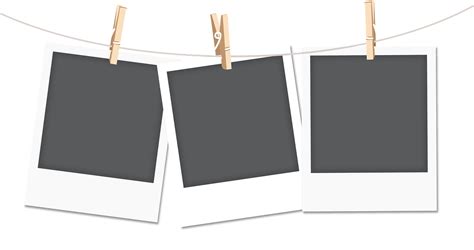 Polaroid keret sablon