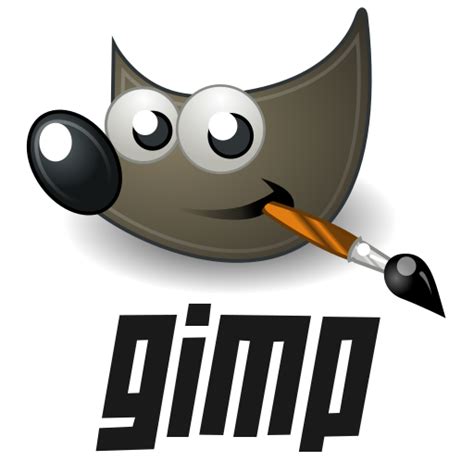 GIMP logó és felhasználói felület