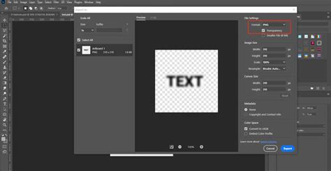 Adobe Photoshop felület átlátszó háttér szerkesztésével