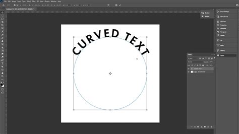 Tips for curved text in Photoshop