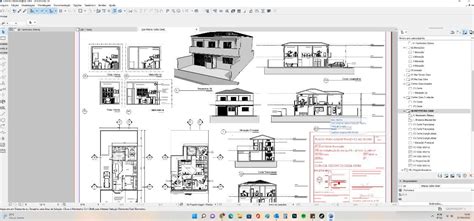 ARCHICAD Rajzkezelő felület