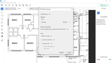 DXF/DWG export beállítások Archicad