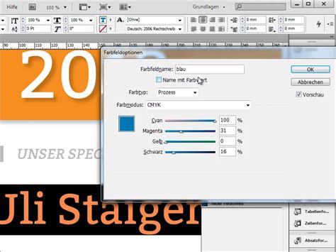 InDesign intelligens segédvonalak forgatás jelzése