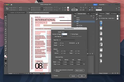InDesign szövegkeretek és átfolyás