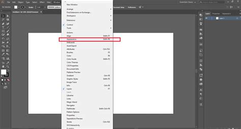 Adobe Illustrator Appearance panel