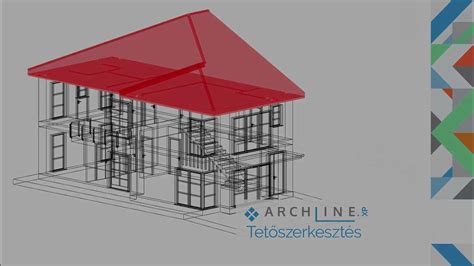 ARCHICAD tető szerkesztése