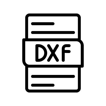 DXF fájlformátum ikon