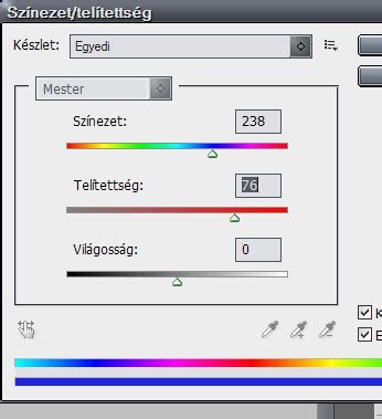 Photoshop Színegyensúly beállítás réteg