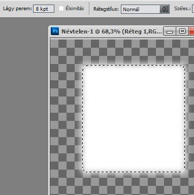 GIMP téglalap és ellipszis kijelölő eszközök használata