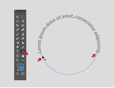 Szöveg íves útvonalon Photoshopban