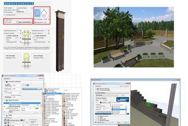ArchiCAD felület Leier termékkezelővel