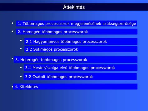 Többmagos processzorok optimalizálása