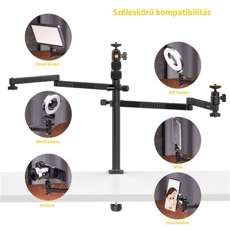 Kamera állvánnyal panorámafotózáshoz