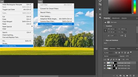 Photoshop Photomerge párbeszédpanel