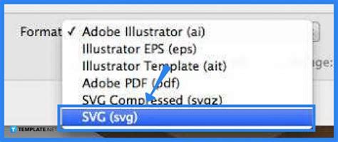 SVG export beállítások Adobe Illustratorban