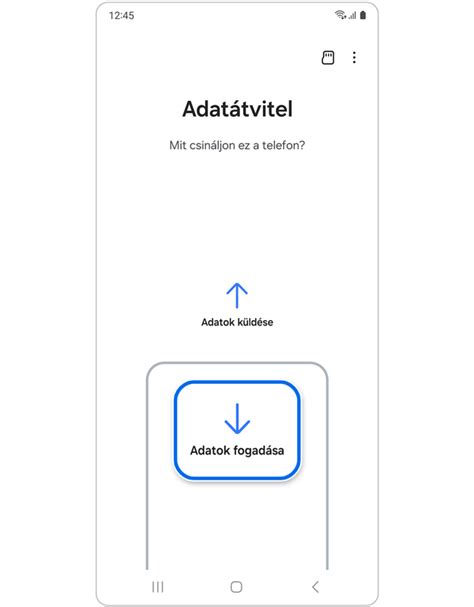 A tükrözendő elemek átvitele jobbra.