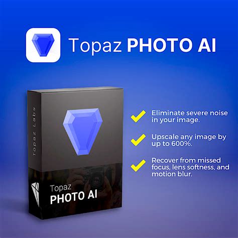 Topaz Photo AI felület
