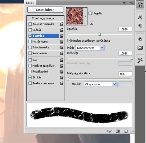 Photoshop ecsetek importálása